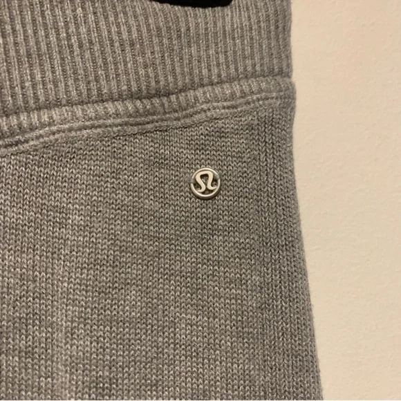 Lululemon Sweet Savasana Heathered Grey Sweater Pant - Picture 3 of 7